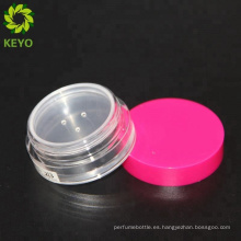 Tarro compacto del polvo de la caja del polvo del maquillaje cosmético compacto del tarro del polvo 10G con el tamiz